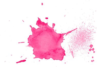 Sıçramalar ve sıçramalar ile renkli soyut suluboya doku.