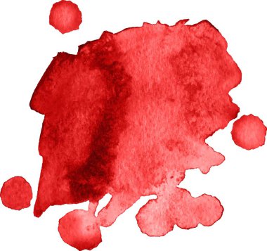 Su sıçramalarına ve sıçramaları ile soyut renkli sulu boya doku leke.