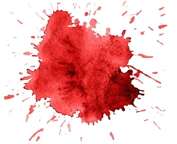 Coloré tache abstraite aquarelle avec éclaboussures et éclaboussures . — Image vectorielle