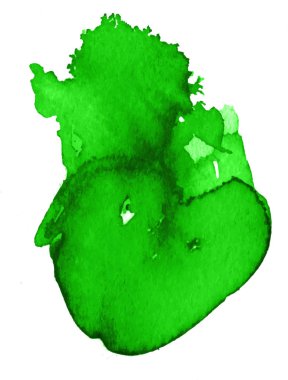 Su sıçramalarına ve sıçramaları ile soyut renkli sulu boya doku leke.