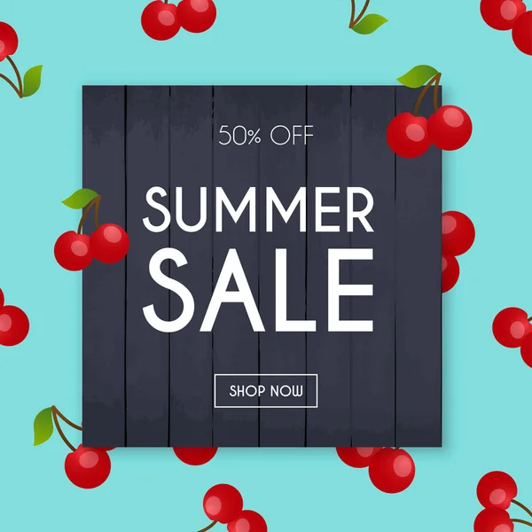 Summer Sale Vector Illustration — Stock Vector