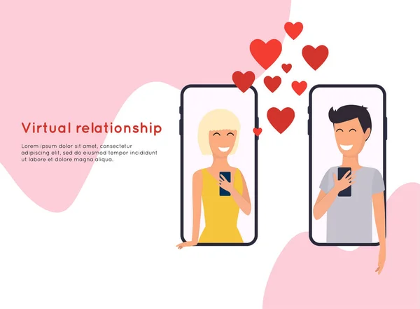 Telefone Com Aplicativo Mídia Social Botão Amor Conceito Rede Social —  Vetores de Stock