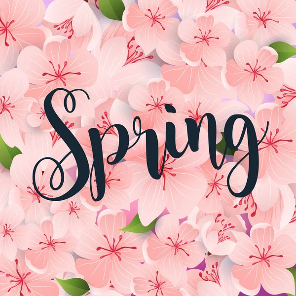 Spring season sign — Stock Vector