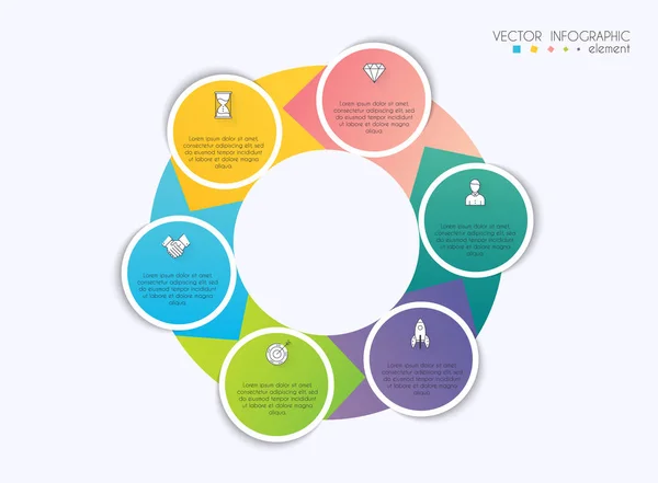 Vektorgrafik Information För Din Affärspresentationer Kan Användas För Webbplats Layout — Stock vektor