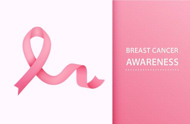 Göğüs kanseri duyarlılığı ayı. Pembe kurdele.