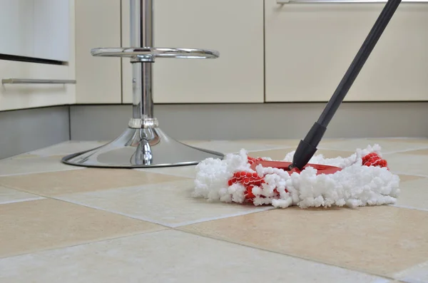 Mop during cleaning — Stock Photo, Image