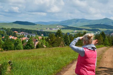 Manzara izlemek kadın