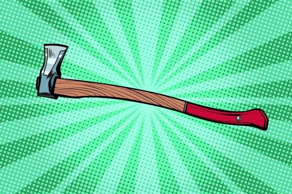 Herramienta de trabajo Ax woodcutter — Vector de stock