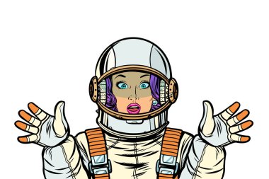 astronot kadın pop sanat şaşırttı