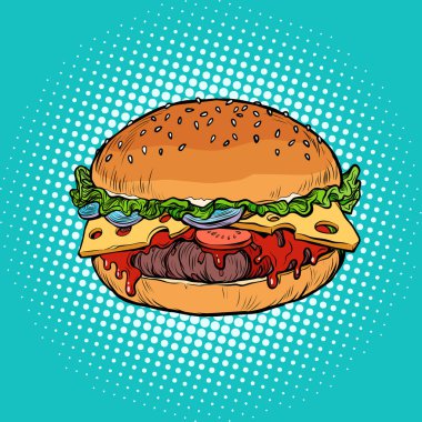 Hamburger, fast food restoran