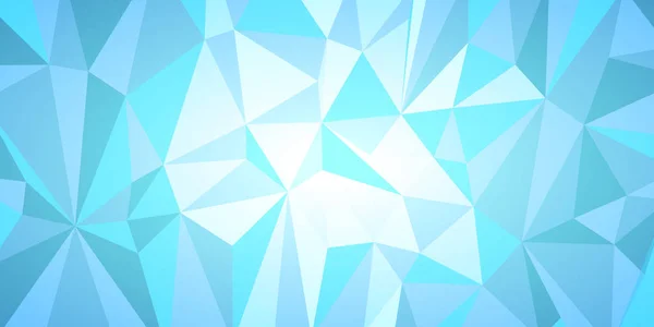 Sfondo triangolo blu — Vettoriale Stock