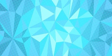 mavi üçgen arka plan