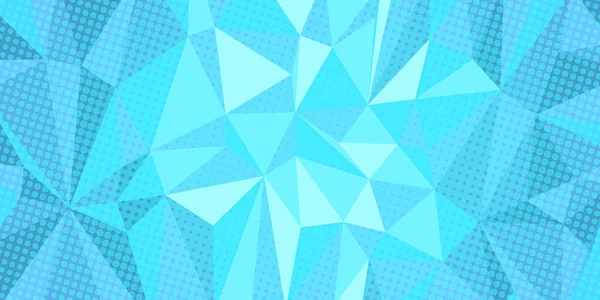 Blå triangel bakgrund — Stock vektor