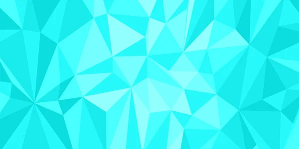 Türkisfarbener Dreieck-Hintergrund — Stockvektor