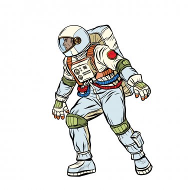 astronot öne çıksın. uzay keşfi