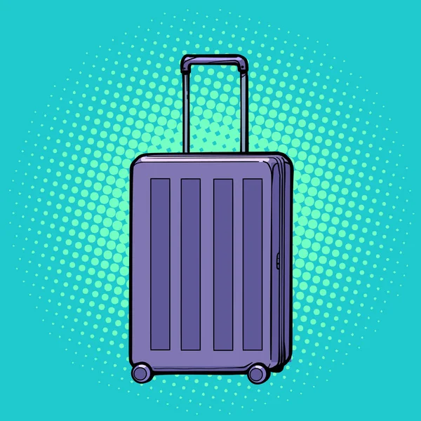 Valise de voyage sur roues — Image vectorielle