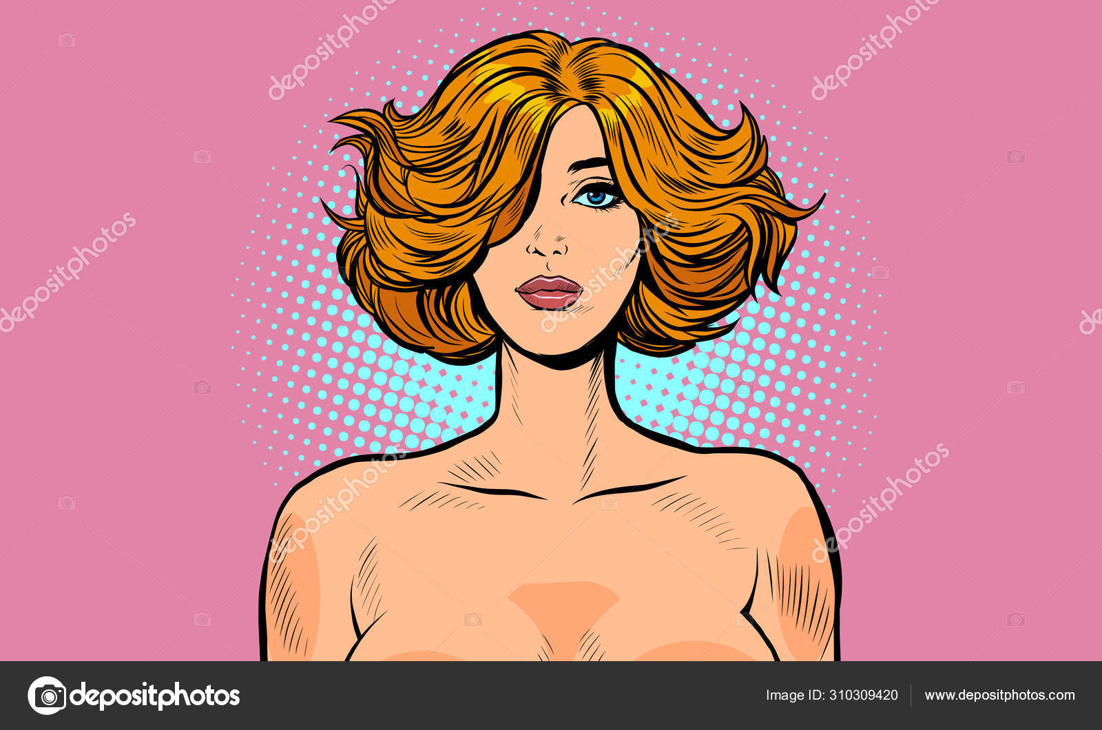 Vintage Nude Women Portrait Vintage Nude Women Portrait