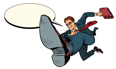 Başarılı bir işadamı öne atlıyor.