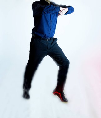 Latin dans figürleri ile dansçı