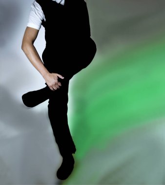 Latin dans figürleri ile dansçı