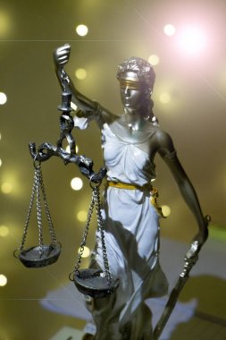 Kanunu temsilcisi adalet tanrıçası