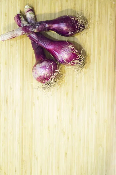 厨房里未煮熟的紫色小鸡 没有人 — 图库照片