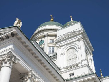 Helsinki Senato Meydanı'nda Helsinki Katedrali, Finlandiya