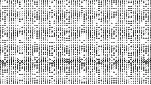 Gradiente Codice Binario Cifre Sfondo Vettore Eps10 — Vettoriale Stock