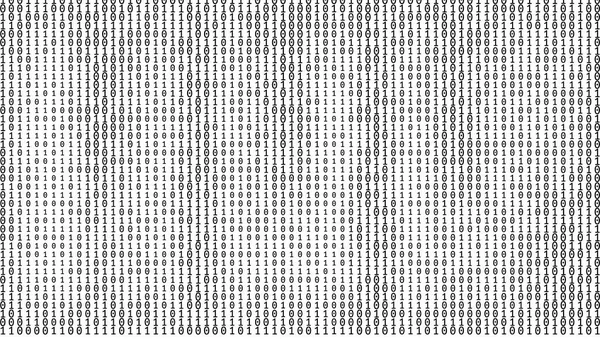Gradient Binary Code Digits Background Eps10 Vector — Stock Vector