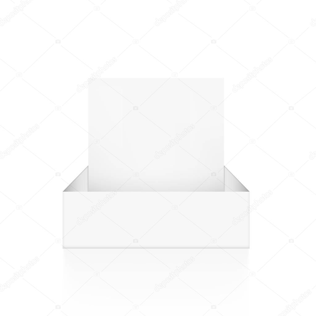 Blank Empty POS Display Cardboard Box Holder