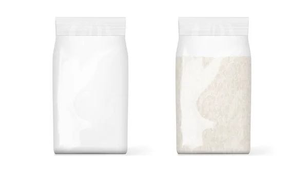 Şeffaf plastik torba ambalaj pirinç