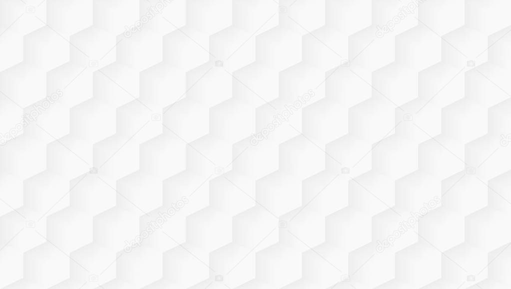 Abstract Light Seamless Hexagon Honeycomb Background