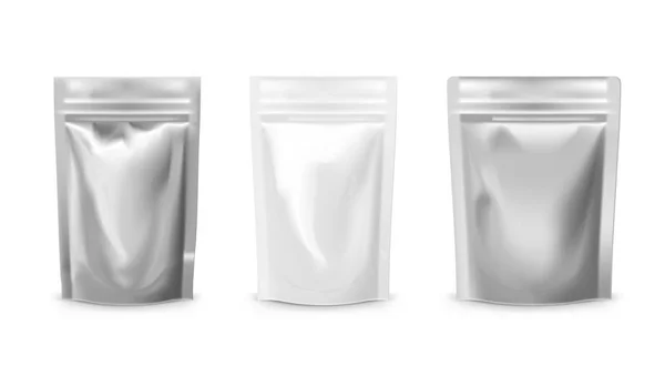 Boş folyo plastik torba gıda çanta beyaz