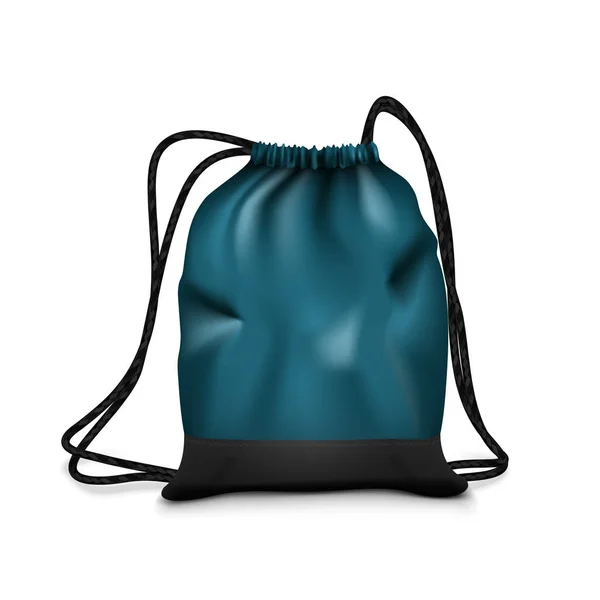 现实的黑色运动背包袋 Eps10 — 图库矢量图片