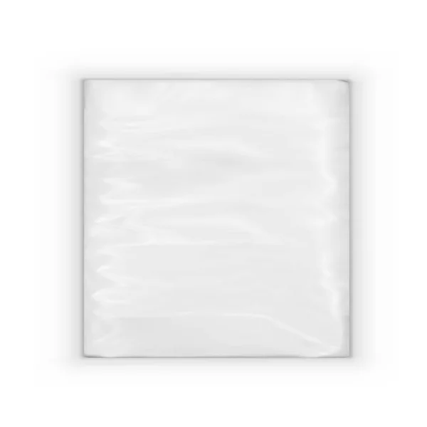 Un paquet de serviettes en papier de poche réalistes — Image vectorielle
