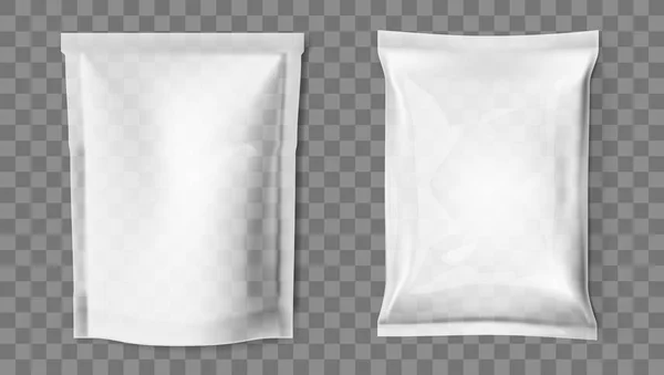 Paquet simple de Doy et paquet d'oreiller vides — Image vectorielle