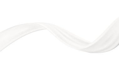 Süt veya krema veya boya gerçekçi sıçrama