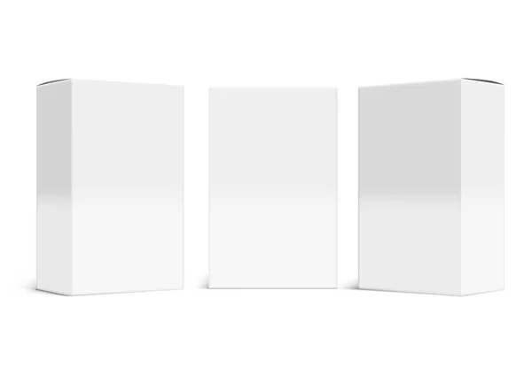 Çeşitli Açı 3B Boş Paket Kutusu Ayarları