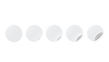 Yuvarlak Yapıştırıcı Çıkartmalar Makeup Kavisli Köşe ile