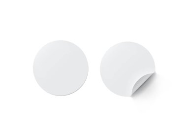 Yuvarlak Yapıştırıcı Çıkartmalar Makeup Kavisli Köşe ile