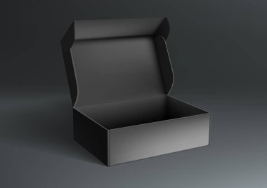 3d Boş Paket Kutusunu Yazılım İçin Aç