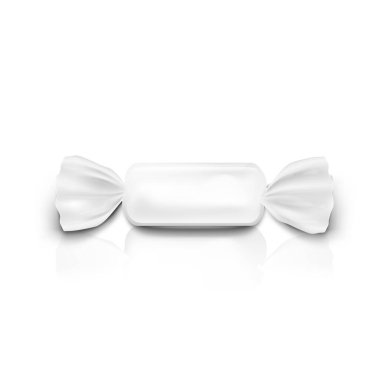 3B Beyaz Parlak Boş Paket Beyaz Gölge