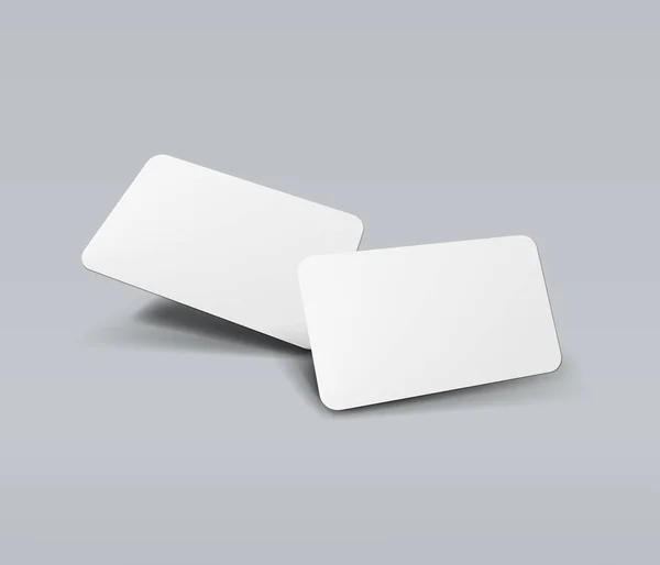 清除灰色的简单飞行礼品卡模板 — 图库矢量图片