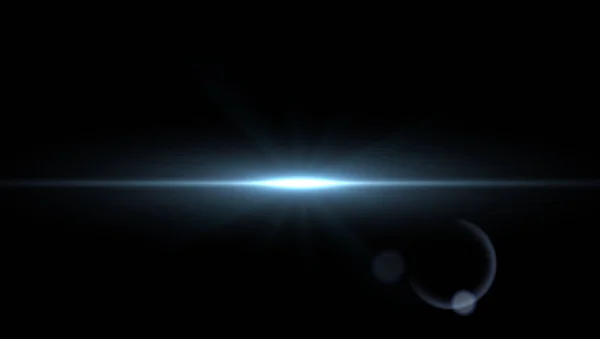 Lentille Bleue Cosmique Réaliste Flare Light Vecteur Eps10 — Image vectorielle