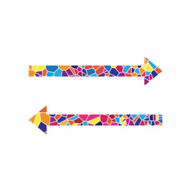 Ok basit kayıt. Vektör. Beyaz adam simgesine vitray