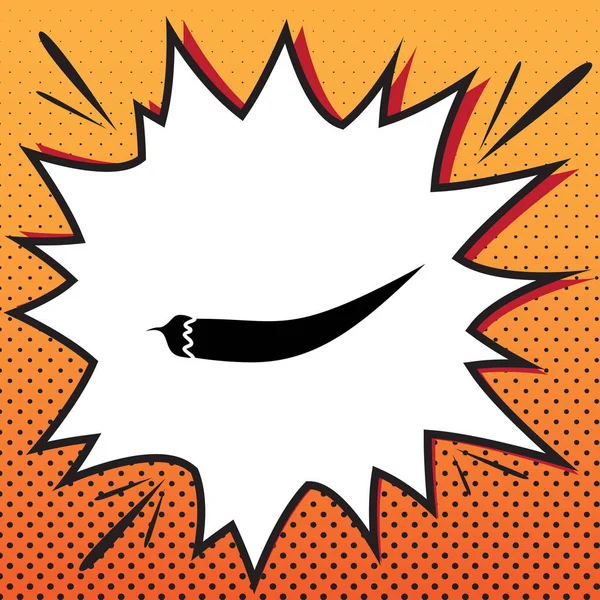 Biber biber işareti. Vektör. Popüler sanat backgro çizgi roman stili simgesini