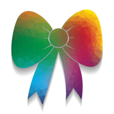 Yay işareti illüstrasyon. Vektör. Parlak doku ile renkli simge