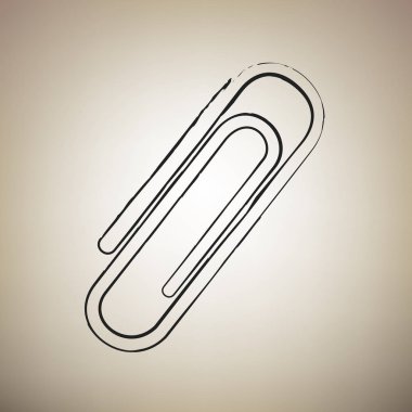 İşareti illüstrasyon klip. Vektör. Fırça defterlerimiz siyah kutsal kişilerin resmi vasıl ışık