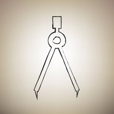 Bölücü basit kayıt. Vektör. Fırça defterlerimiz siyah kutsal kişilerin resmi vasıl ışık br