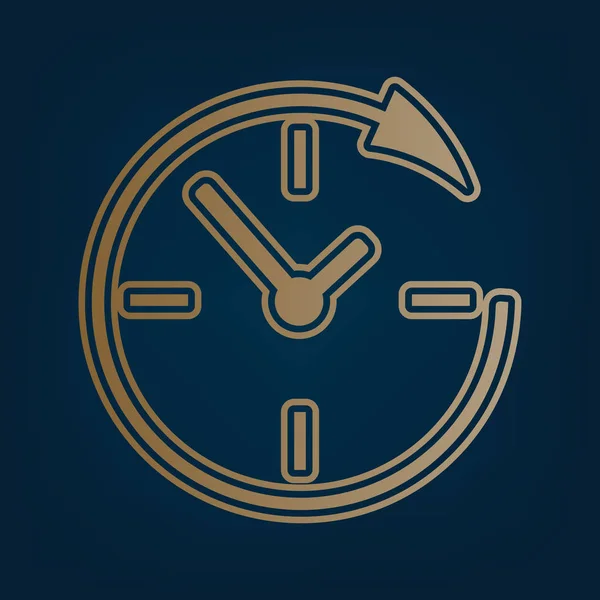 Service Und Support Für Kunden Rund Die Uhr Und Stunden — Stockvektor
